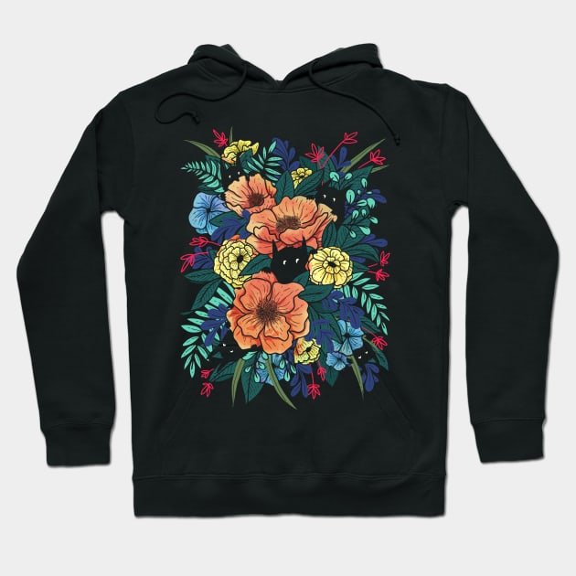Wild Flowers Hoodie by littleclyde